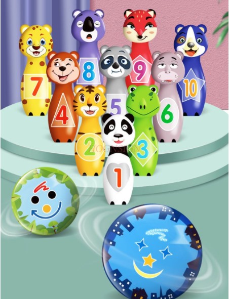 Indoor Sport And Outdoor Sports - Giocattoli da bowling per bambini solidi
