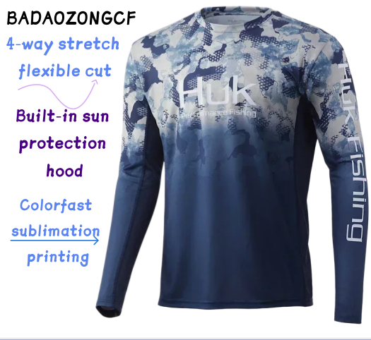 Outdoor Sport Clothing Brands - Camicie da Pesca Traspiranti per Uomo,